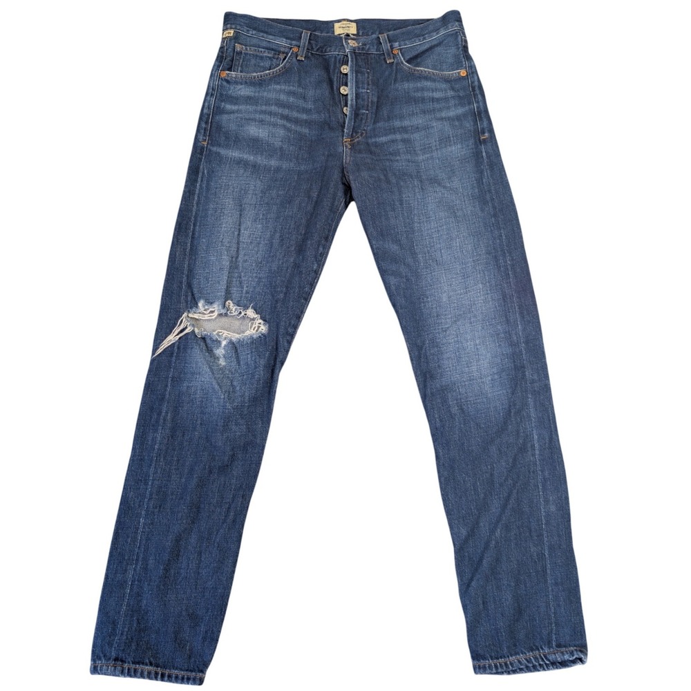 Levi's Womens Boyfriend Relaxed Straight Medium Wash Denim Jeans Size 31x27